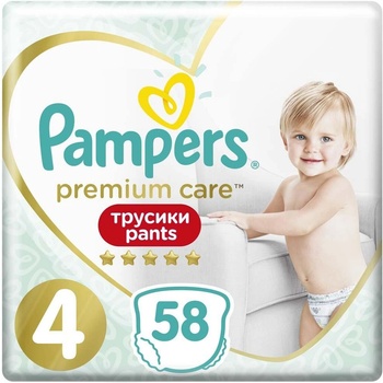 Pampers Premium Care Pants 4 58 ks