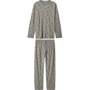 Pánské pyžamo Grinch šedá