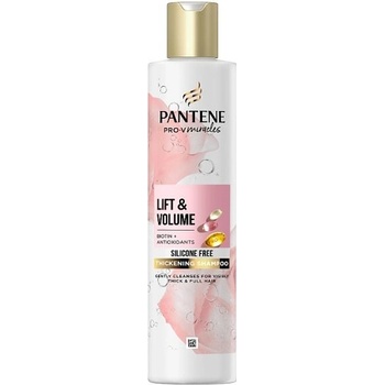 Pantene ProV Miracles Lift'N'Volume Šampon pro Husté Vlasy s Biotinem 250 ml. Bez Silikonů