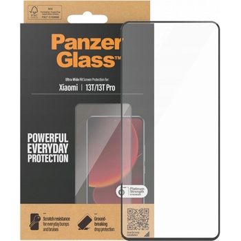 PanzerGlass ochranné sklo pro Xiaomi Redmi 13/13T Pro, Ultra-Wide Fit 8069