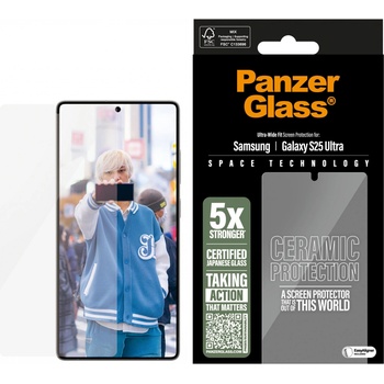 PanzerGlass tvrzené sklo Ceramic, Samsung Galaxy S25 Ultra PGRUWFCG38488