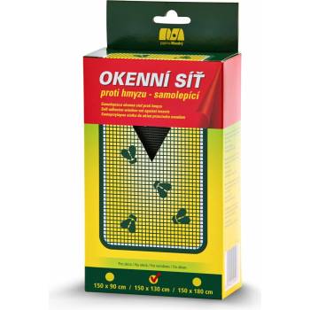 Papírna Moudrý Okenní síť 150× 130 cm černá