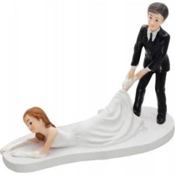 Paris Dekorace Svatební figurky ležící nevěsta