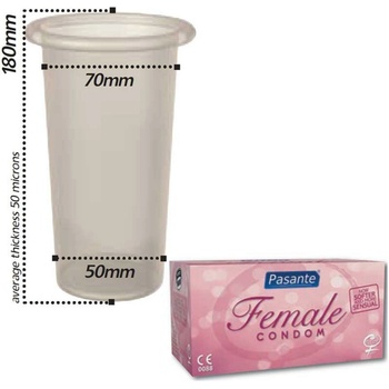 Pasante Female kondom bez latexu 1 ks