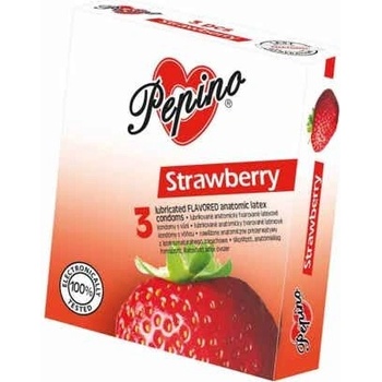 Pepino kondom jahoda 6x3 ks 18 ks
