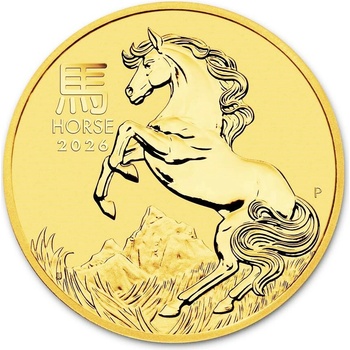 Perth Mint Zlatá mince Year of the Horse - Rok Koně 2026 1 oz