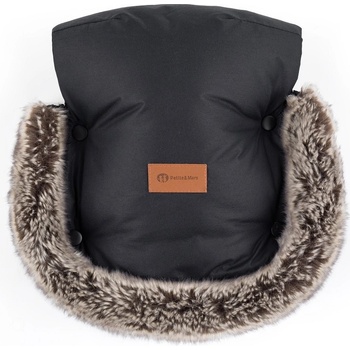 Petite&Mars Rukávník / rukavice Furry Forever Black