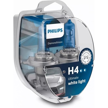 Philips DiamondVision H4 P43t 12V 60/55W 2 ks 12342DVS2