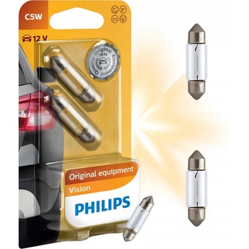Philips Vision C5W SV8,5 12V 5W 2 ks 12844B2
