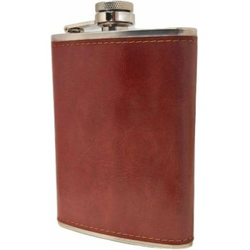 Placatka nerez ekokůže hnědá objem: 240 ml