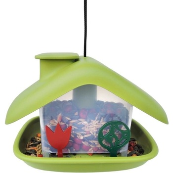 Plastia krmítko Domek zelená