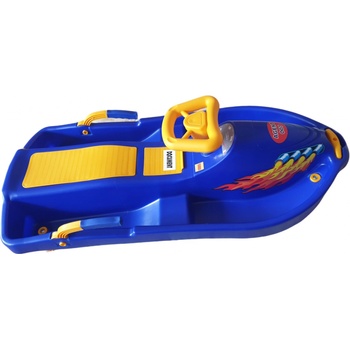 Plastkon Snow Boat Bob s volantem modrá