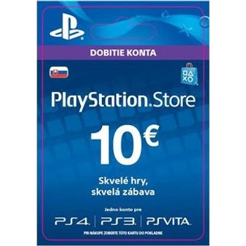 PlayStation Store dárková karta 10 €