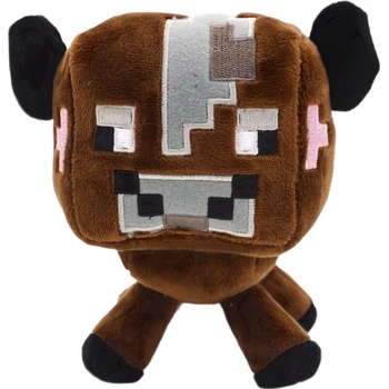 Plush Minecraft Kráva hnědá 23 cm