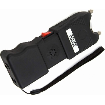 Police Elektrický paralyzér se svítilnou a alarmem