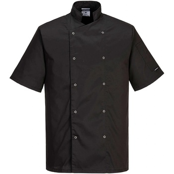 Portwest Cumbria Chefs C733 krátký rukáv černý 3XL