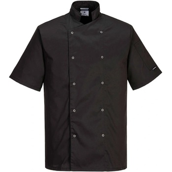 Portwest Cumbria Chefs C733 krátký rukáv černý 4XL