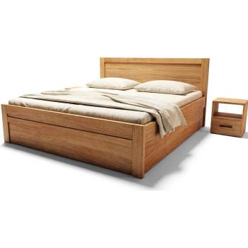 Postelia ESTER s úložným prostorem Dub