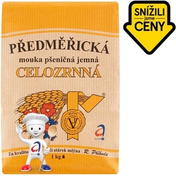 Předměřická mouka pšeničná jemná celozrnná plnohodnotná 1 kg