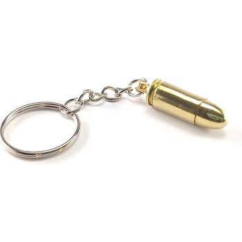 Přívěsek na klíče Mosaznevyrobky 9mm Luger z náboje 1 ks
