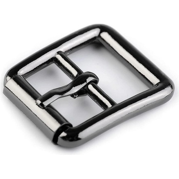 Pro Háčkování Kovová spona 20 mm černý nikl