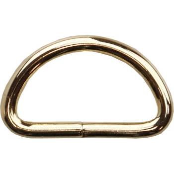 Pro Háčkování Polokroužek 32x16 mm zlatá