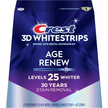 Procter & Gamble Bělicí pásky Crest 3D Whitestrips AGE RENEW 42 ks