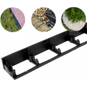 Prodomos Line Stella Bord obrubník 100 x 4,5 cm černá 1 ks