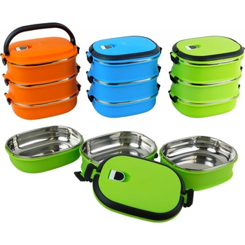 PROHOME - Jídlonosič termo 3dílný 2100ml různé barvy