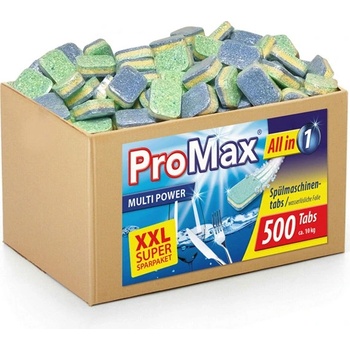 ProMax Tablety do myčky Premium Multi power 12v1 s rozpustnou fólií 500 ks