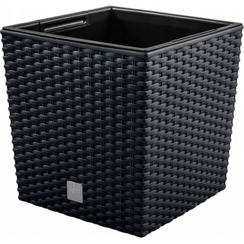 Prosperplast Rato low Květináč 40 x 40 x 40,8 cm antracit