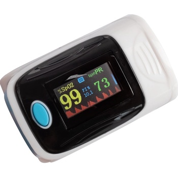 Prstový oxymetr k okamžitému měření saturace kyslíku SpO2 a tepové frekvence