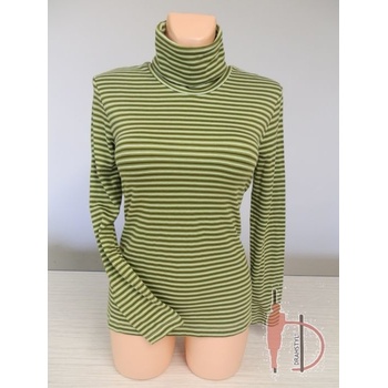 pruhovaný rolák Ciklámen