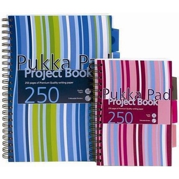 Pukka Pad blok A4 kroužkový boční sprála linka 125 listů