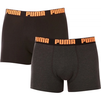 Puma 2 pack pánské boxerky černé 521015001 049