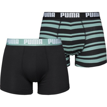 Puma Heritage Stripe Boxer 2P zelené 907838-06