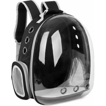 Purlov Batoh pro přepravu zvířat polyester průhledný plexisklo 41 x 35 x 24 cm