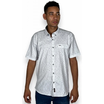 Rawlucci pánská košile s krátkým rukávem bílá