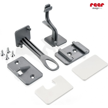 Reer DesignLine zámek na zásuvky 2 ks antracitová