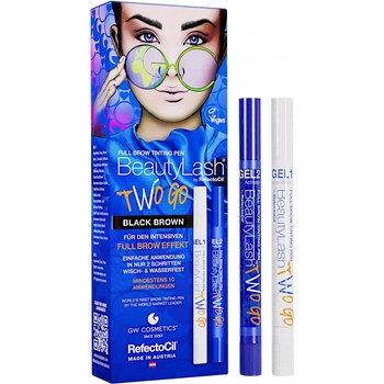 RefectoCil barva na obočí BeautyLash Two Go Black Brown Tinting Pen 1 ml