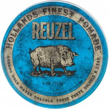 Reuzel Blue Strong Hold Water Soluble High Sheen pomáda 113 g