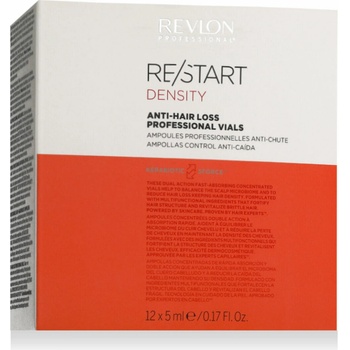 Revlon Restart Density Anti-Hair Loss Vials Ampule proti vypadávání vlasů 12 x 5 ml