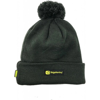 RidgeMonkey Čepice APEarel Bobble Beanie Hat Green