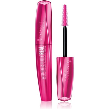 Rimmel London Wonder´Fully Real řasenka s keratinem pro objem a prodloužení řas 001 Black 11 ml