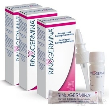 Rinogermina balík 1+2 nosní sprej biologická bariéra 3 x 10 ml