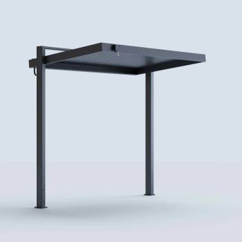 ROJAPLAST Hliníkový přístřešek na gril s otevírací střechou