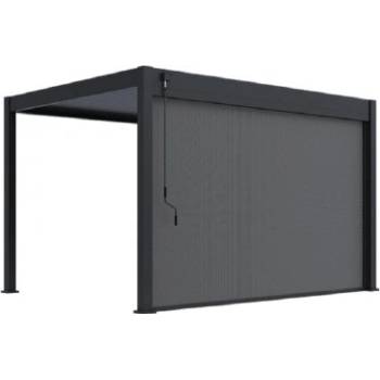 Rojaplast ZÁSTĚNA 4 m pro bioklimatickou pergolu - tmavě šedá 4034