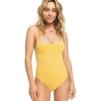 Roxy jednodílné Quiet Beauty Ochre žlutá