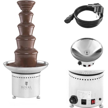 Royal Catering Čokoládová fontána 5 pater 6 kg RCCF-65W4