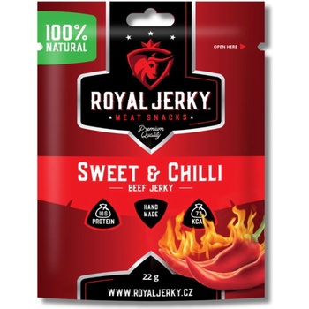 Royal Jerky hovězí sladké chilli 22 g